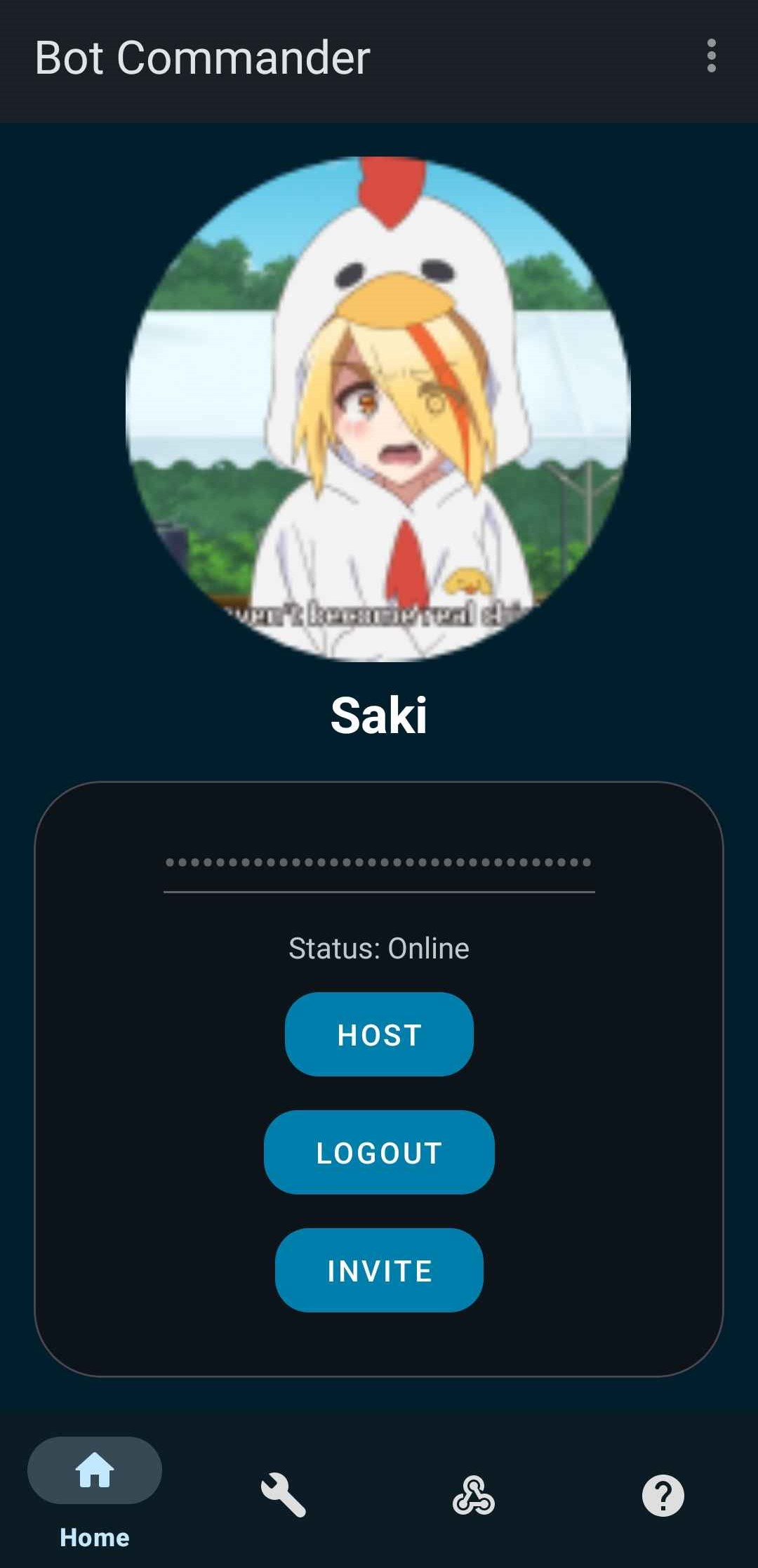 Bot Commander Mobile Interface